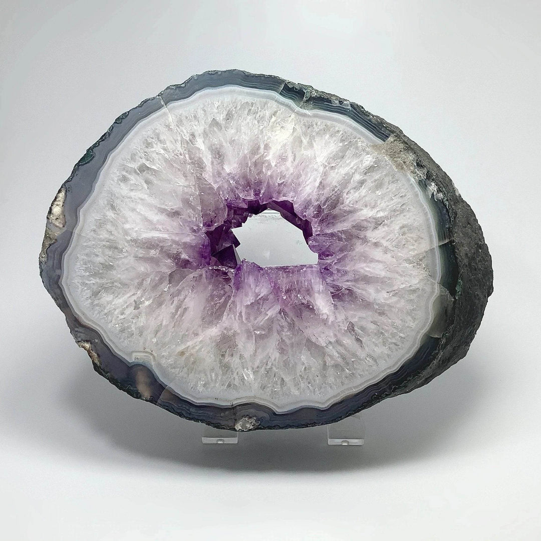 Amethyst Geode Slice - Rocks and Gems Canada