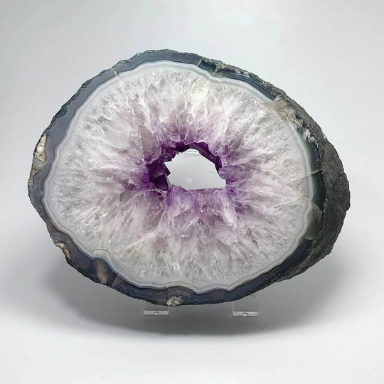 Amethyst Geode Slice - Rocks and Gems Canada