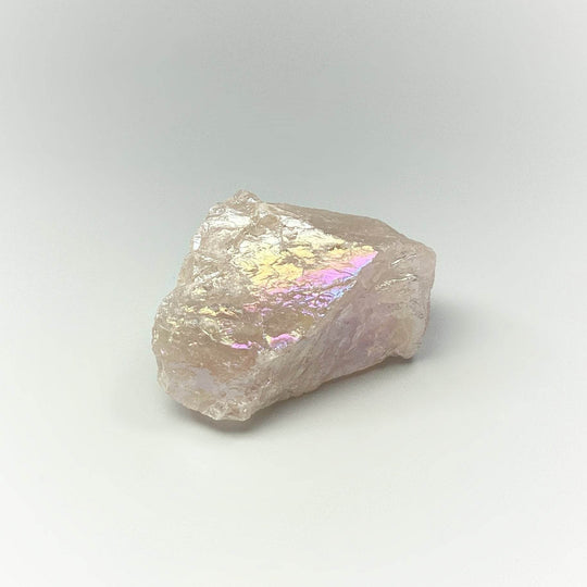 Opalescent Rose Quartz Rough Chunk - Rocks and Gems Canada