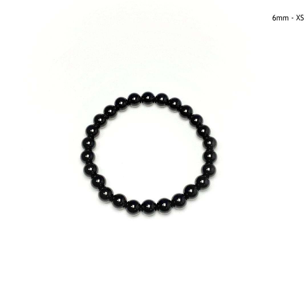 Black Obsidian Beaded Bracelet - Rocks and Gems Canada