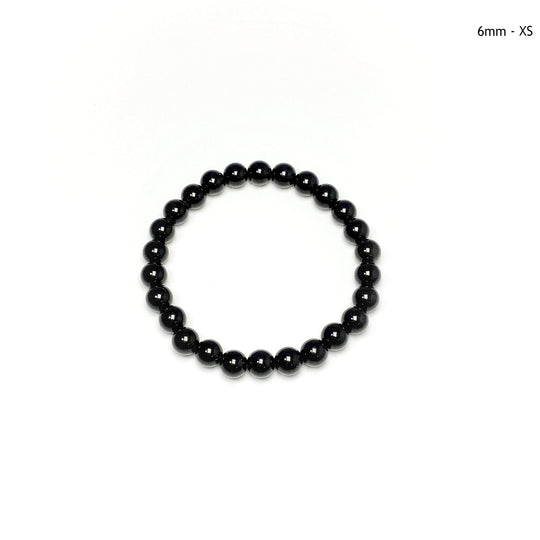 Black Obsidian Beaded Bracelet - Rocks and Gems Canada