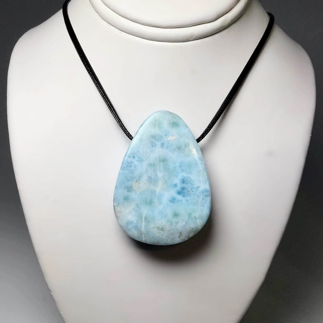 Larimar Drilled Pendant - Rocks and Gems Canada