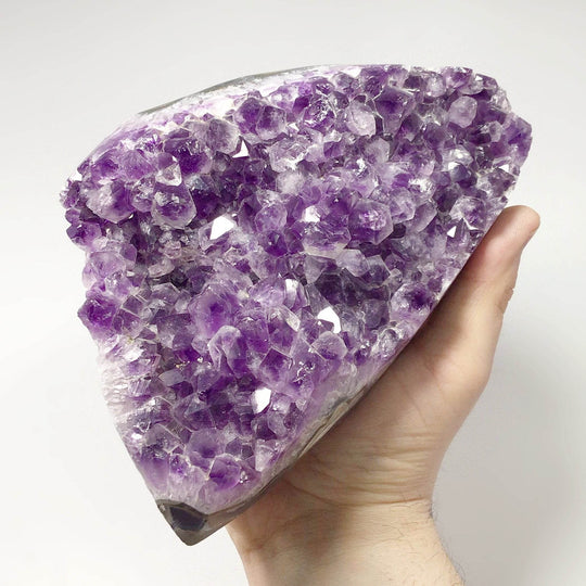 Amethyst Druze Cluster Stand Up - Rocks and Gems Canada