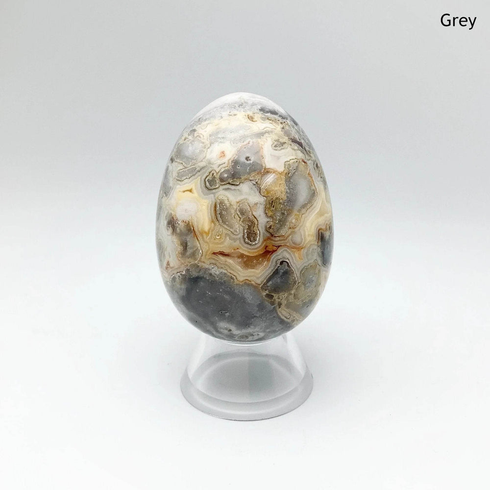 Crazy Lace Agate Egg - Rocks and Gems Canada