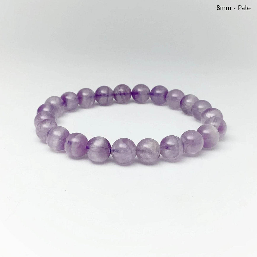 Chevron Amethyst Beaded Bracelet - Rocks and Gems Canada