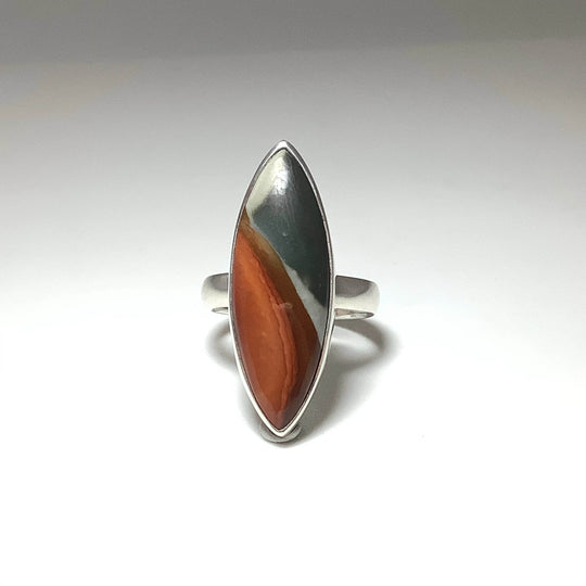 Polychrome Scenic Jasper Ring - Rocks and Gems Canada