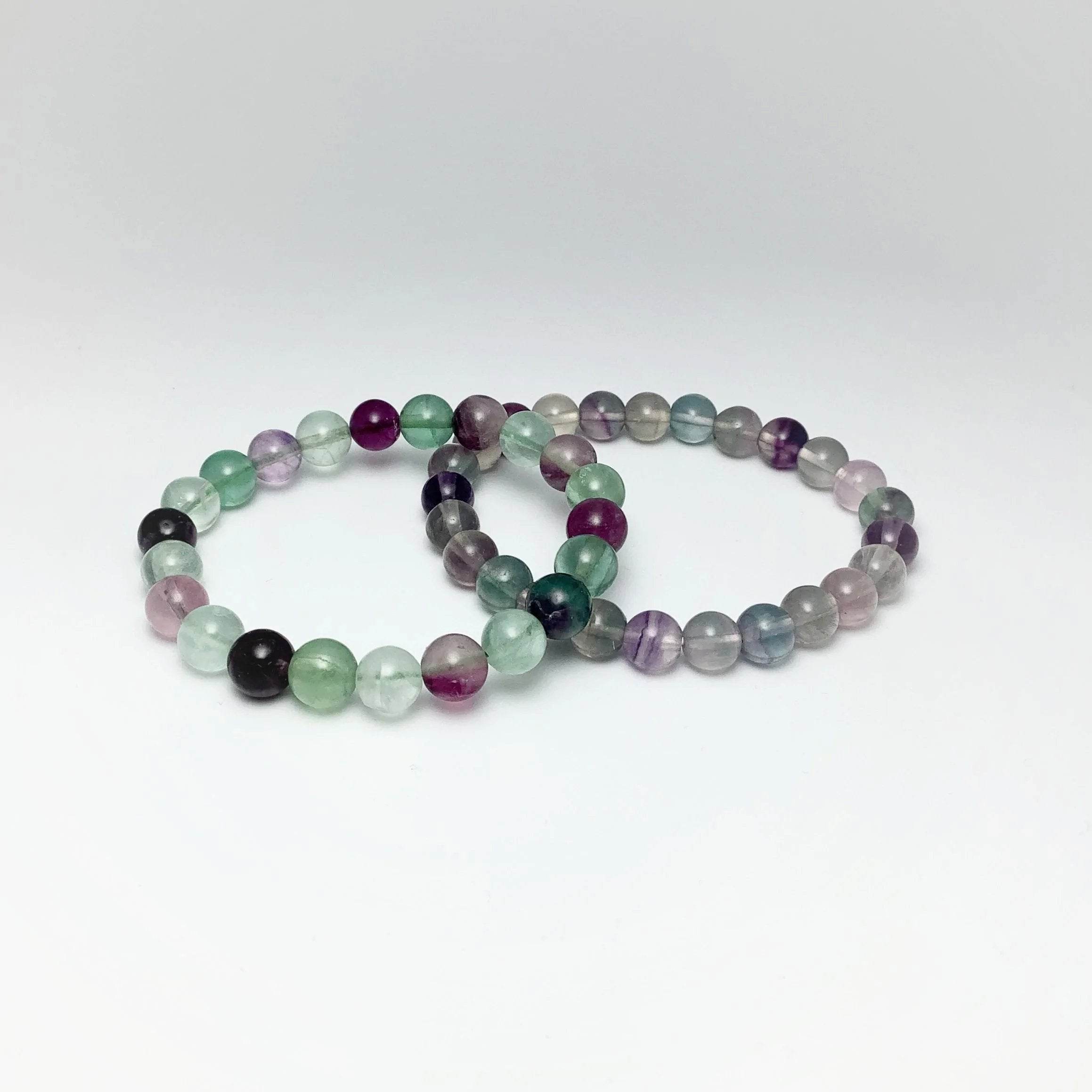 Fluorite Beaded Bracelet - Rocks and Gems Canada