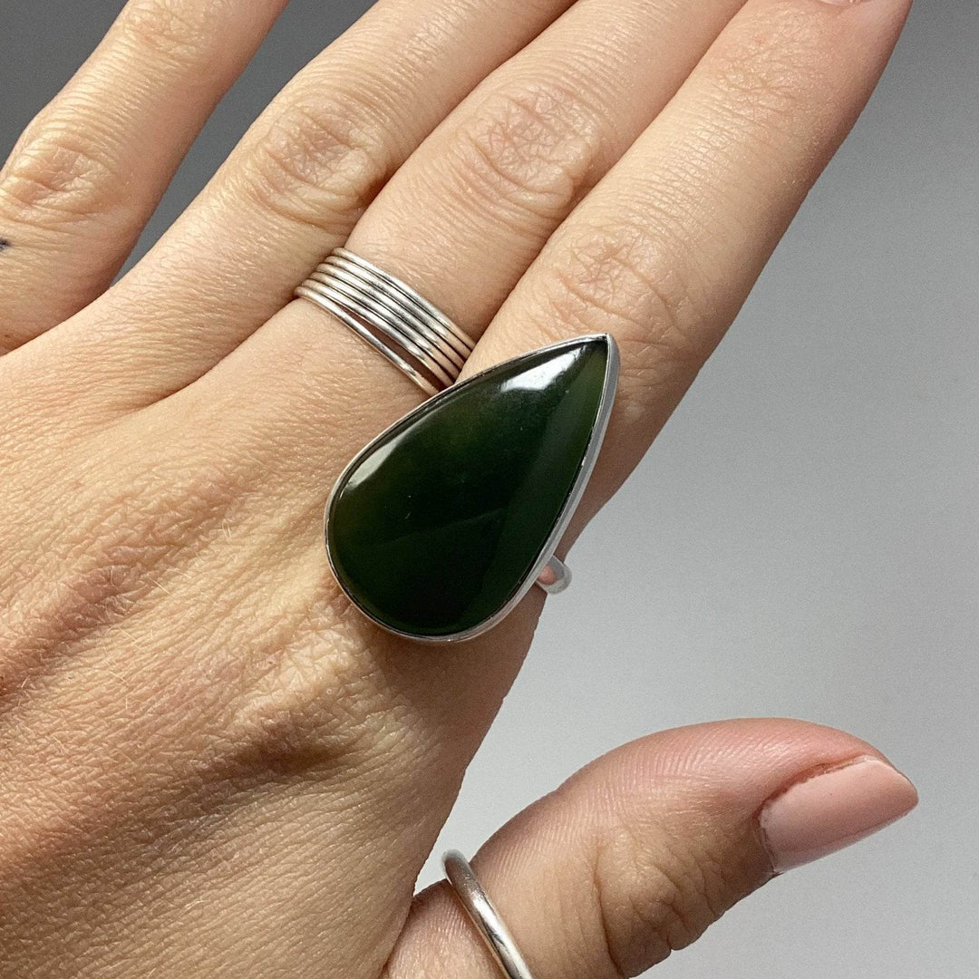 Canadian Jade Ring - Rocks and Gems Canada