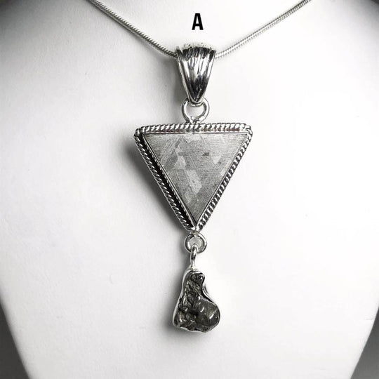 Muonionalusta and Campo Del Cielo Meteorite Pendant - Rocks and Gems Canada