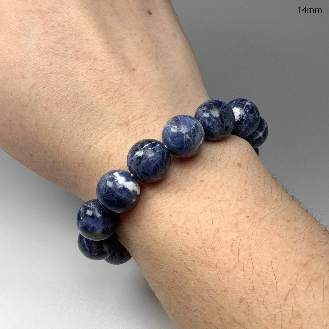 Sodalite Beaded Bracelet - Rocks and Gems Canada