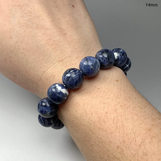 Sodalite Beaded Bracelet - Rocks and Gems Canada