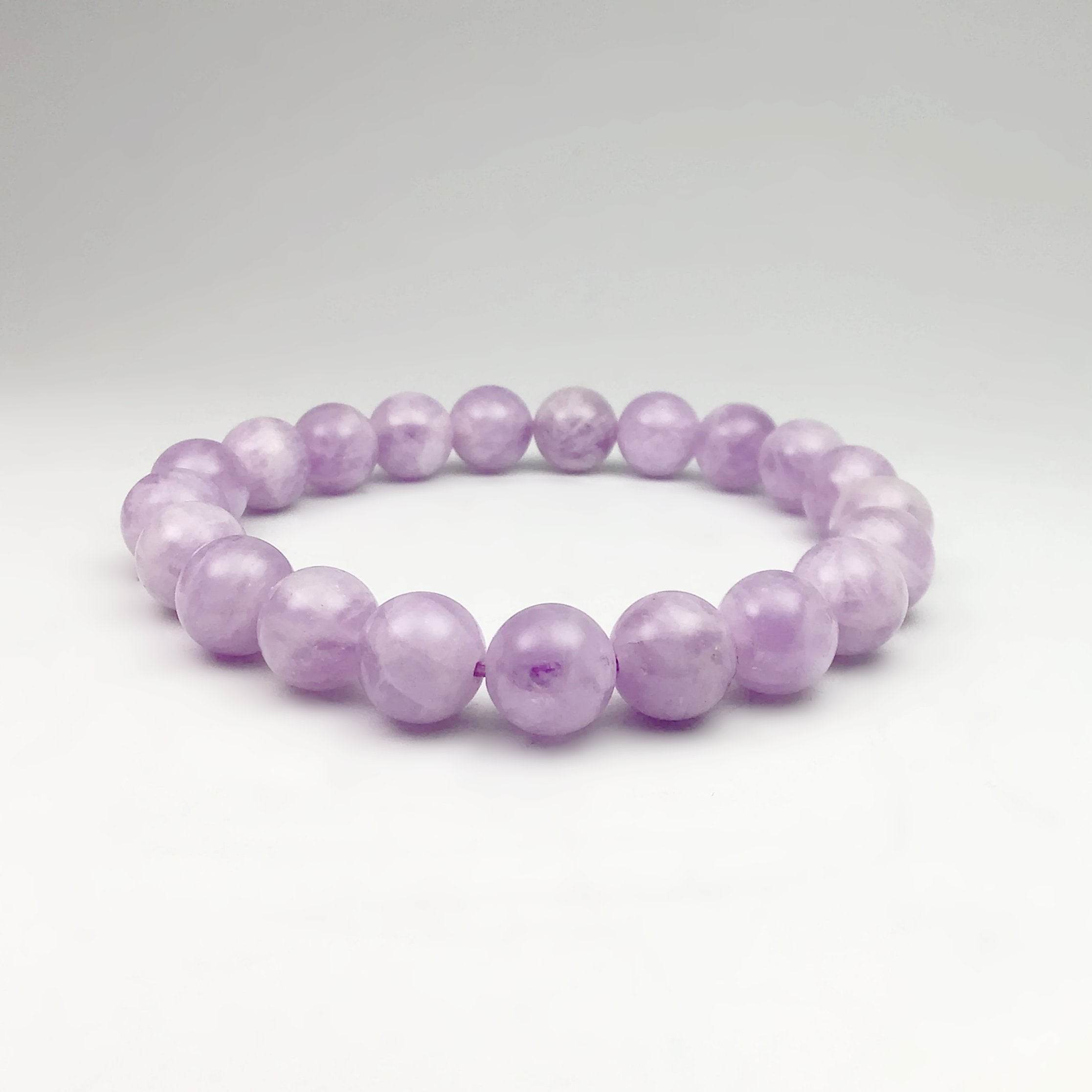 Lavender Amethyst Beaded Bracelet - Rocks and Gems Canada