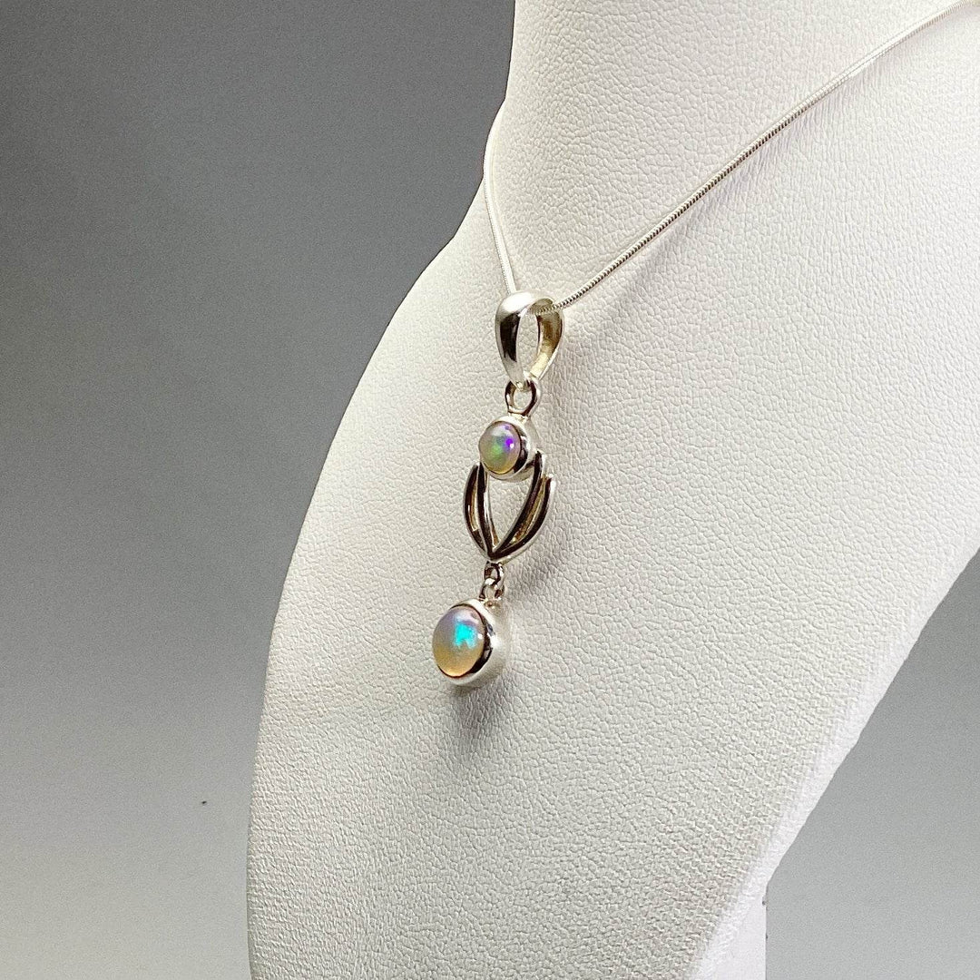 Fire Opal Pendant - Rocks and Gems Canada