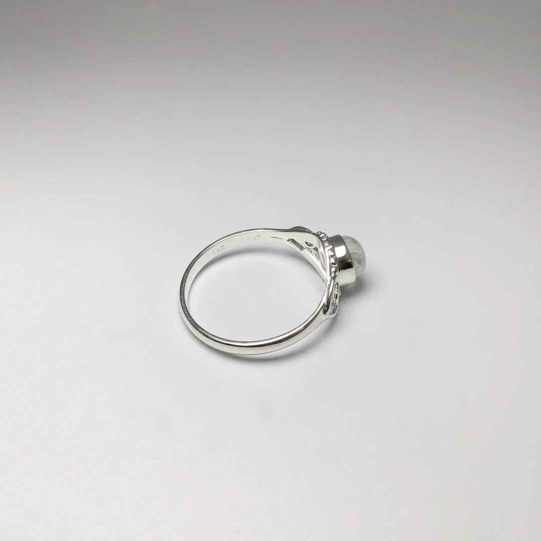 Rainbow Moonstone Ring - Rocks and Gems Canada