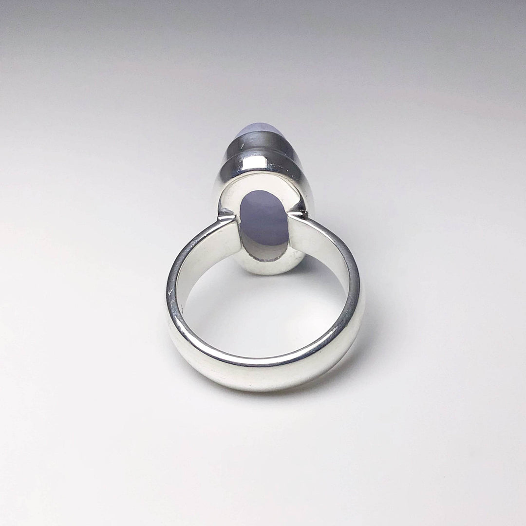 Blue Lace Agate Ring - Rocks and Gems Canada