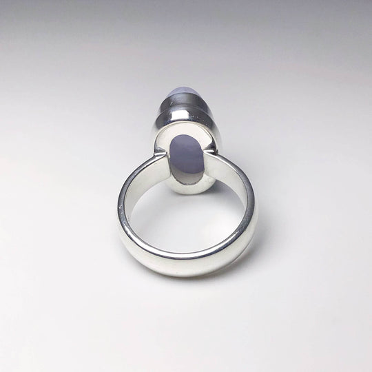 Blue Lace Agate Ring - Rocks and Gems Canada