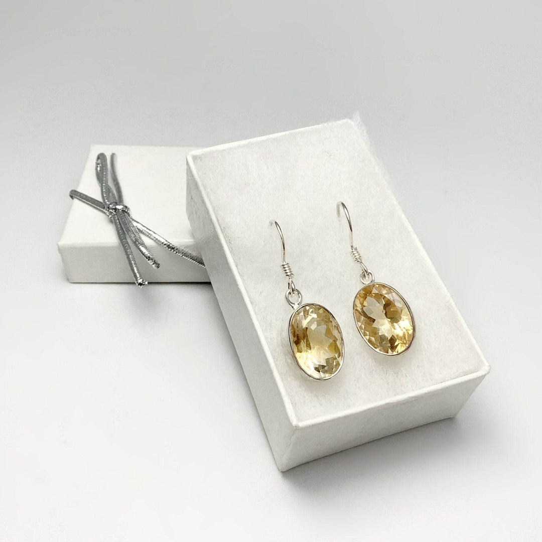 Citrine Dangle Earrings - Rocks and Gems Canada