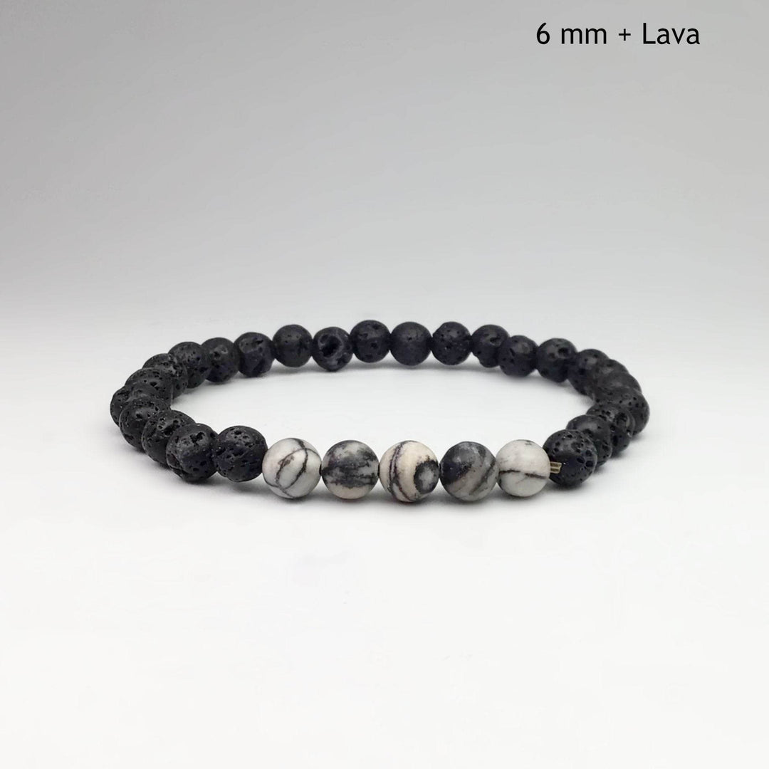 Web Jasper Beaded Bracelet - Rocks and Gems Canada