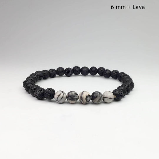 Web Jasper Beaded Bracelet - Rocks and Gems Canada