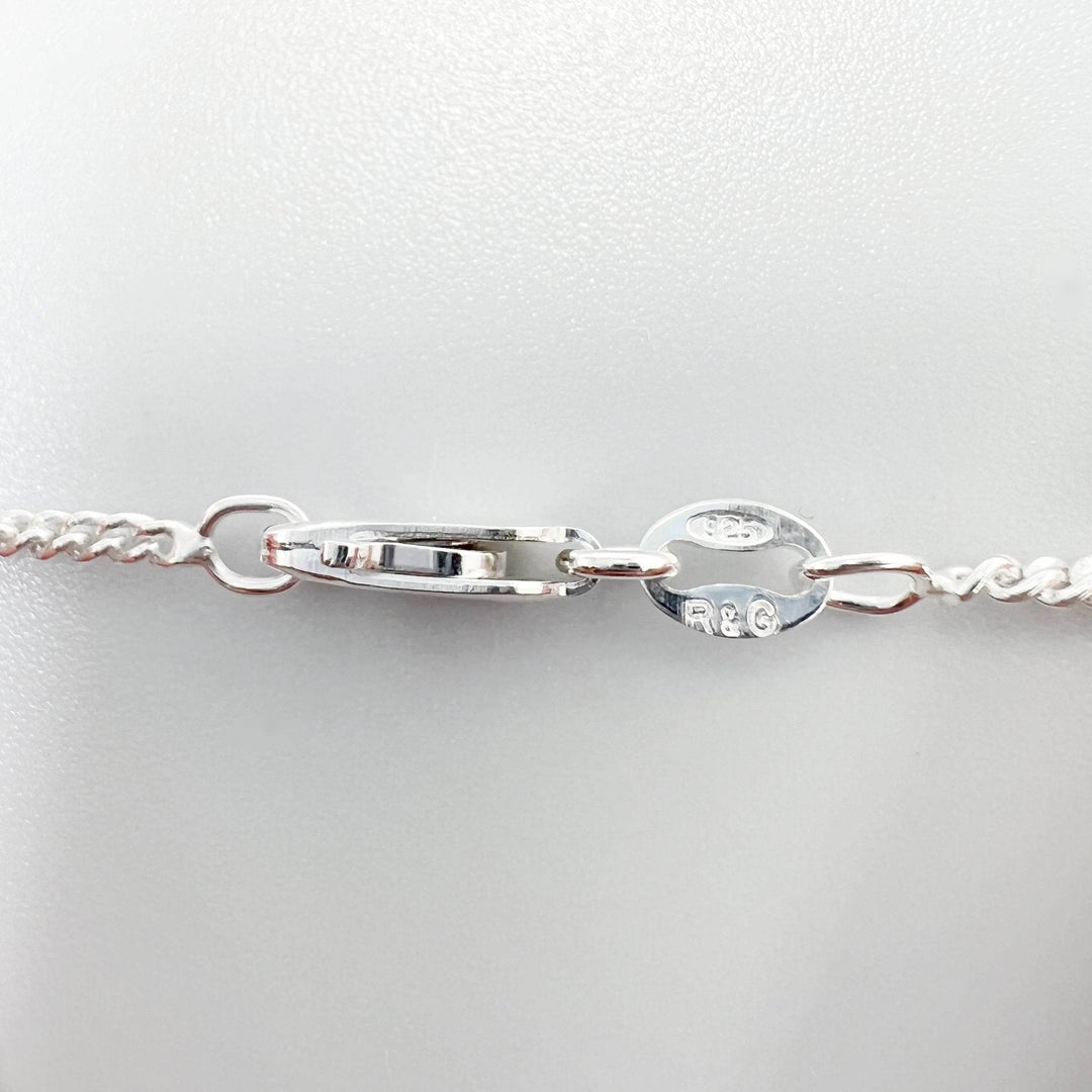 Sterling Silver Chain - Curb Link Style - Rocks and Gems Canada