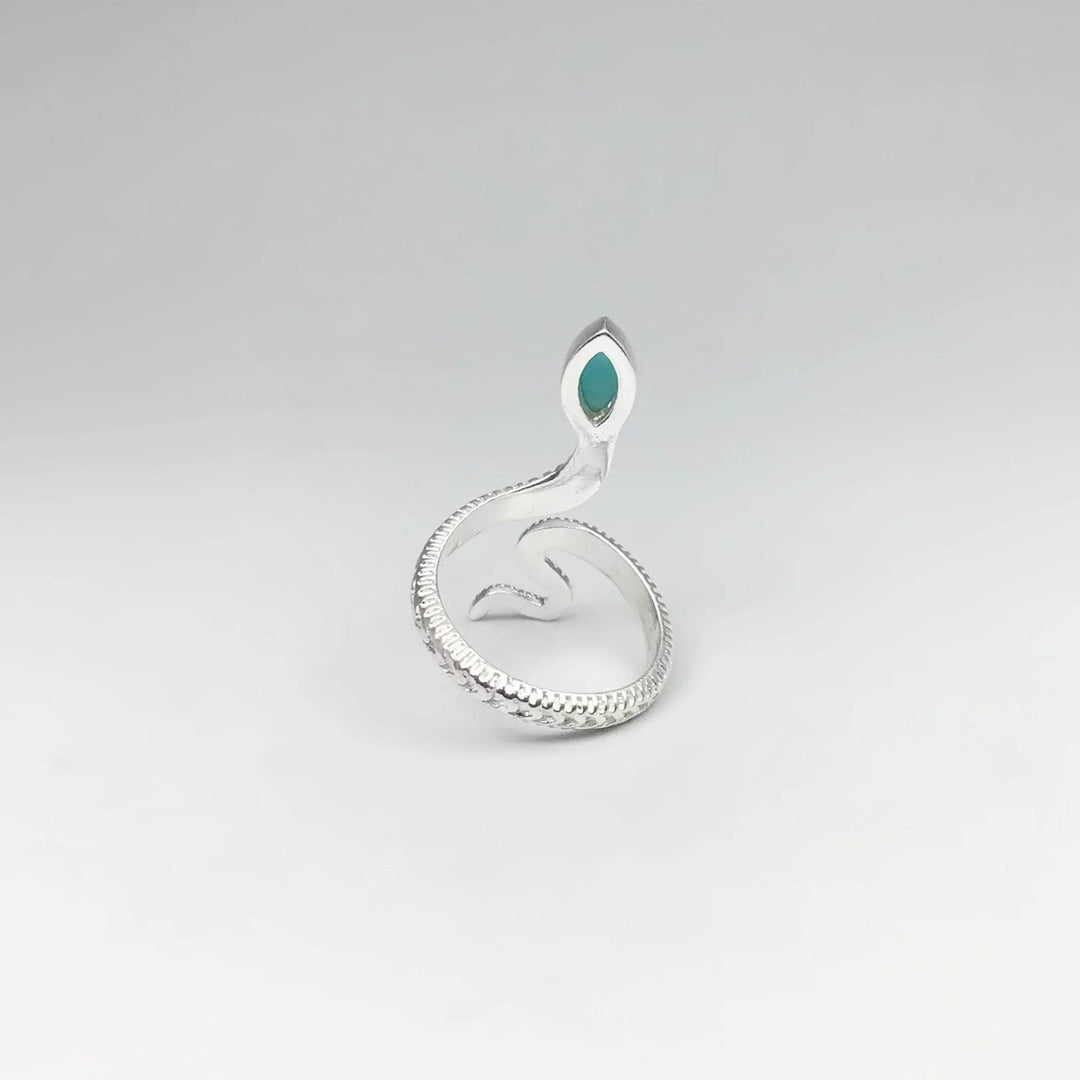 Amazonite Snake Ring - Rocks and Gems Canada