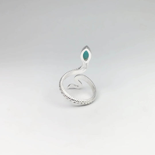 Amazonite Snake Ring - Rocks and Gems Canada