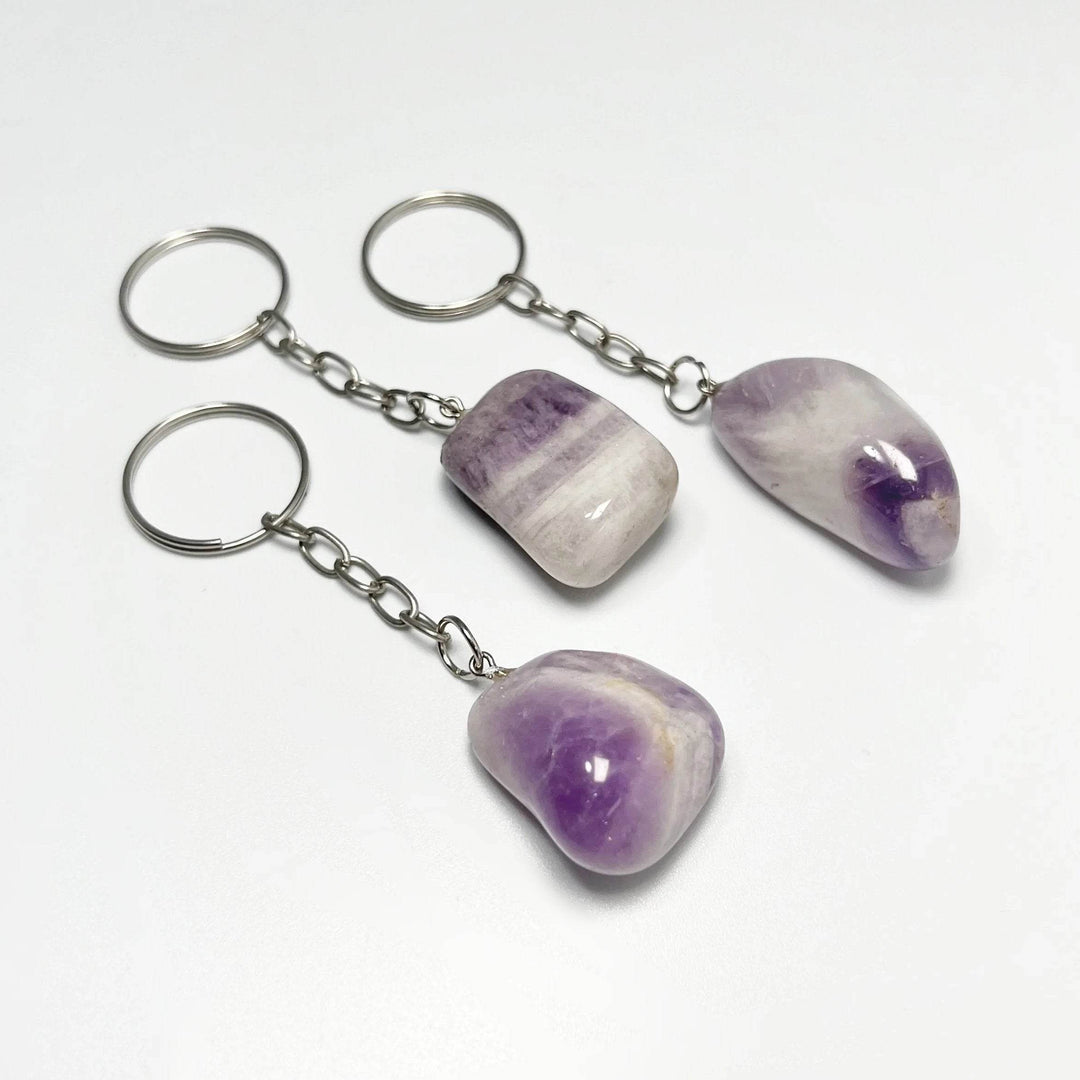 Tumbled Stone Keychain - Rocks and Gems Canada