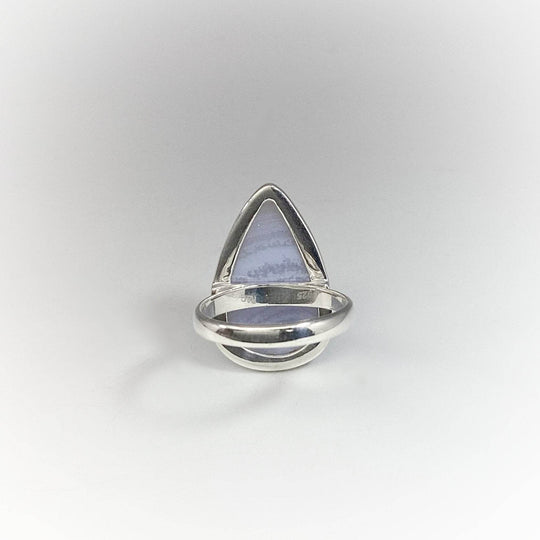 Blue Lace Agate Ring - Rocks and Gems Canada