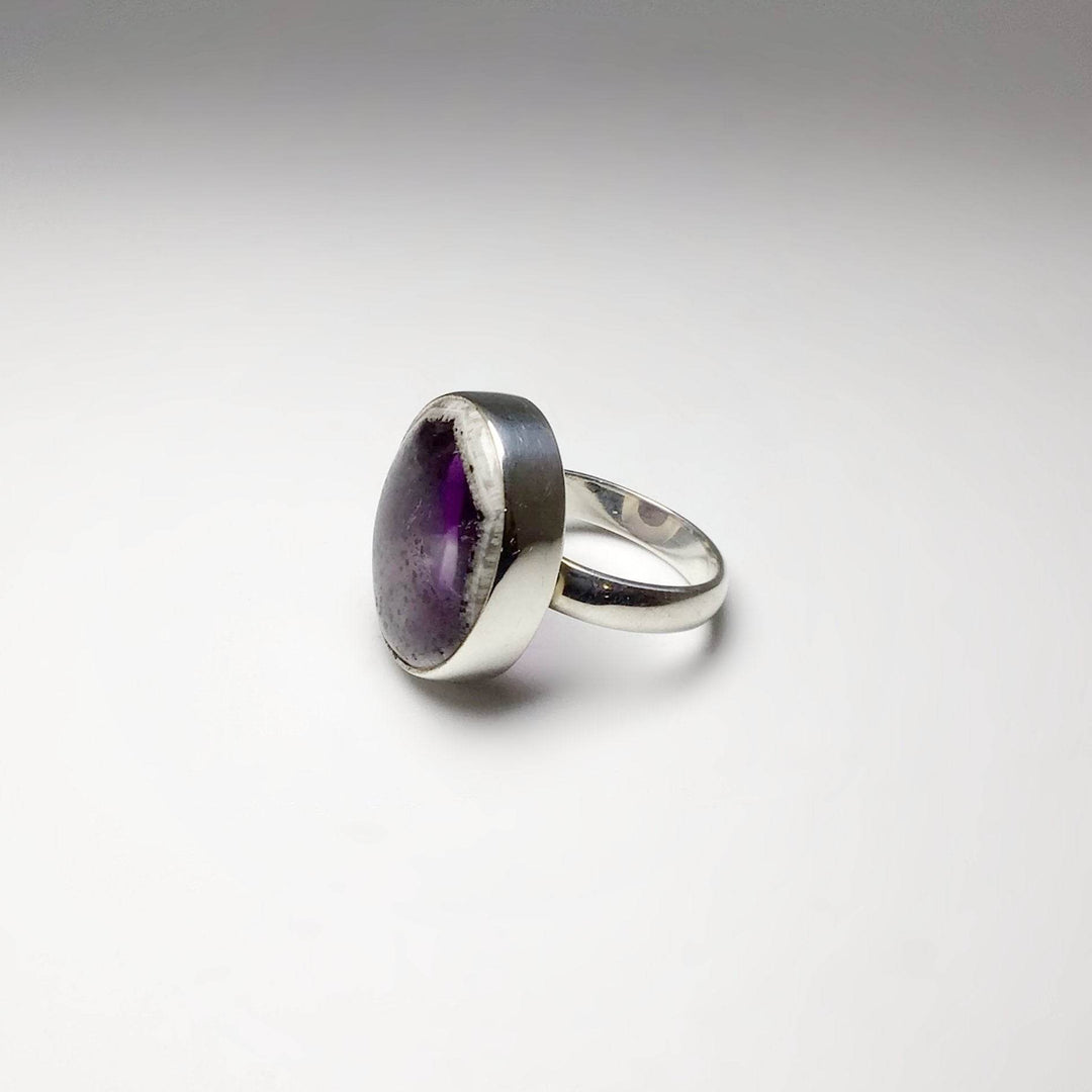 Trapiche Amethyst Ring - Rocks and Gems Canada