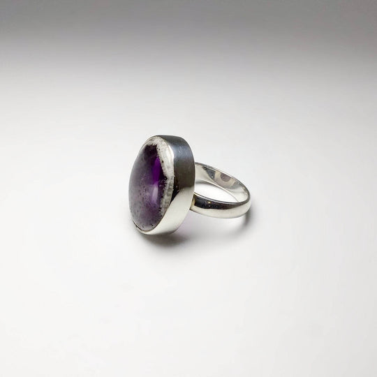 Trapiche Amethyst Ring - Rocks and Gems Canada