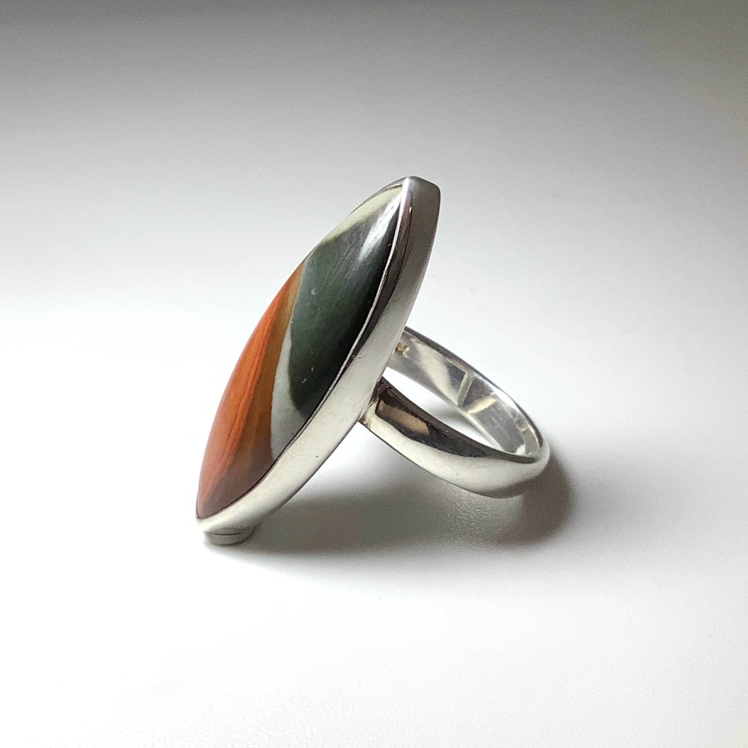 Polychrome Scenic Jasper Ring - Rocks and Gems Canada