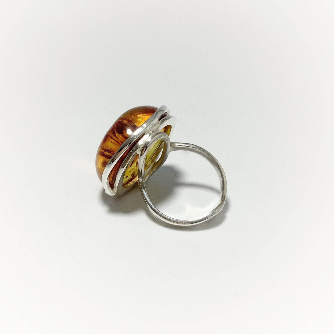 Ombre Amber Ring - Rocks and Gems Canada