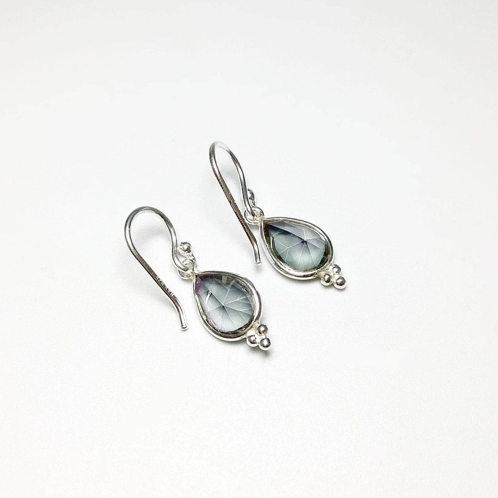 Mystic Topaz Dangle Earrings - Rocks and Gems Canada