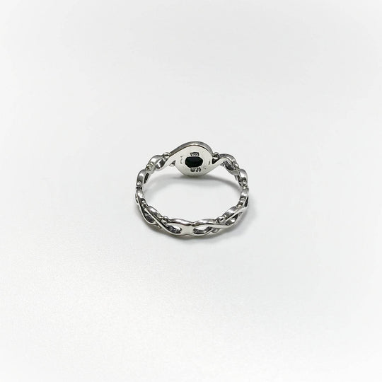 Green Amber Ring - Rocks and Gems Canada