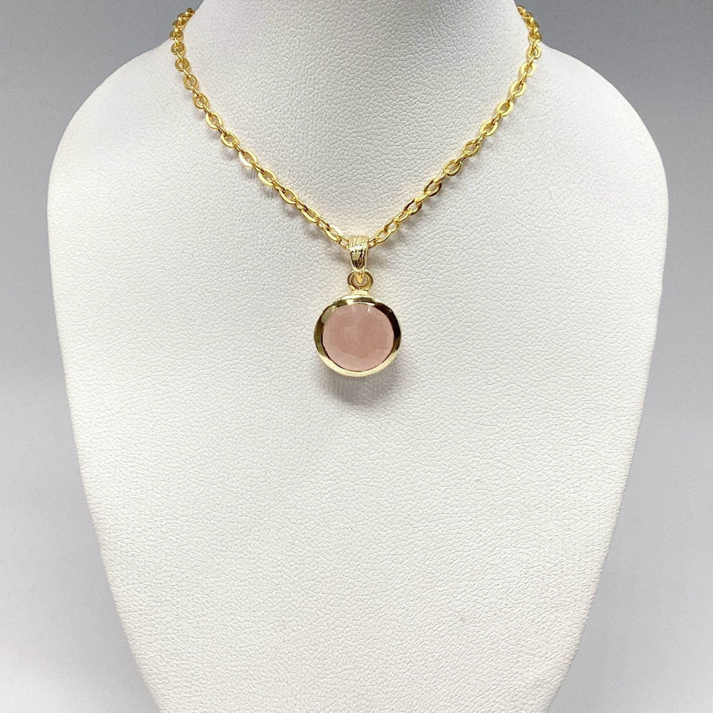 Rose Quartz Pendant - Rocks and Gems Canada