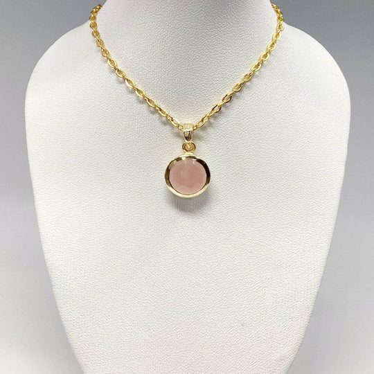 Rose Quartz Pendant - Rocks and Gems Canada