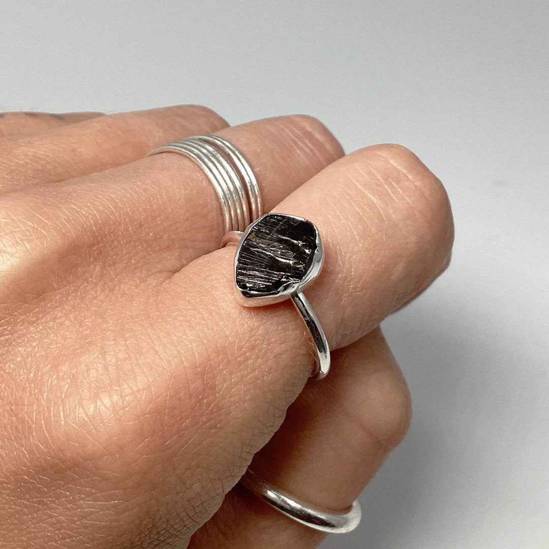 Raw Elite Shungite Ring - Rocks and Gems Canada