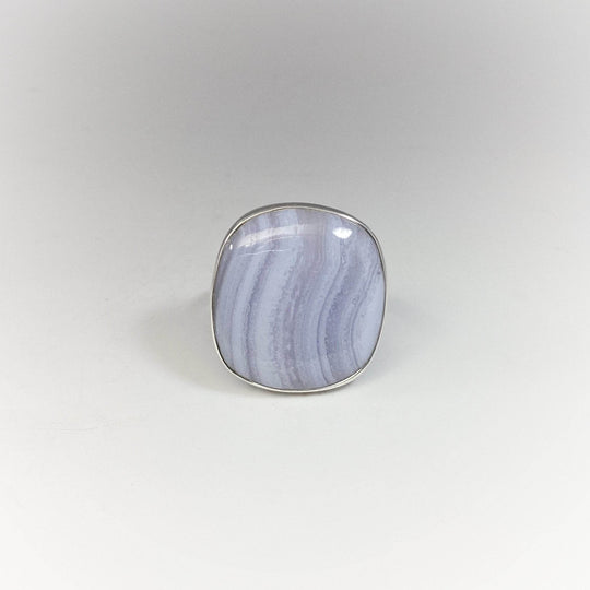 Blue Lace Agate Ring - Rocks and Gems Canada