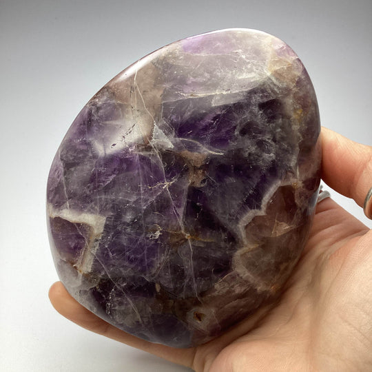 Chevron Amethyst Stand Up - Rocks and Gems Canada