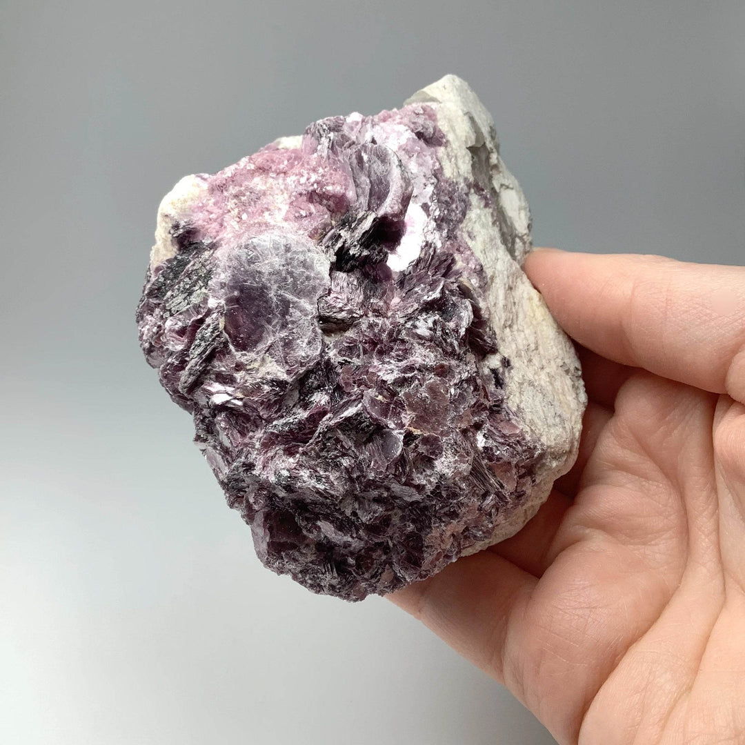 Lepidolite in Matrix - Rocks and Gems Canada