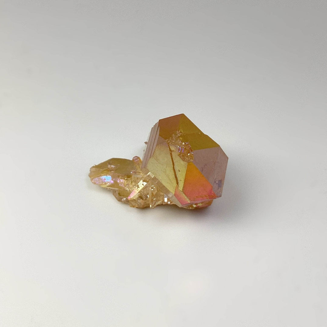Sunset Aura Quartz Cluster - Rocks and Gems Canada