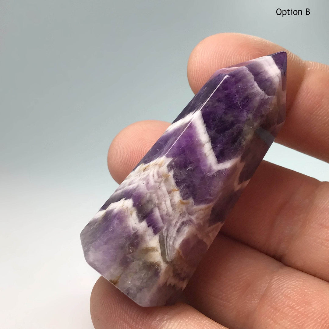 Chevron Amethyst Point - Rocks and Gems Canada