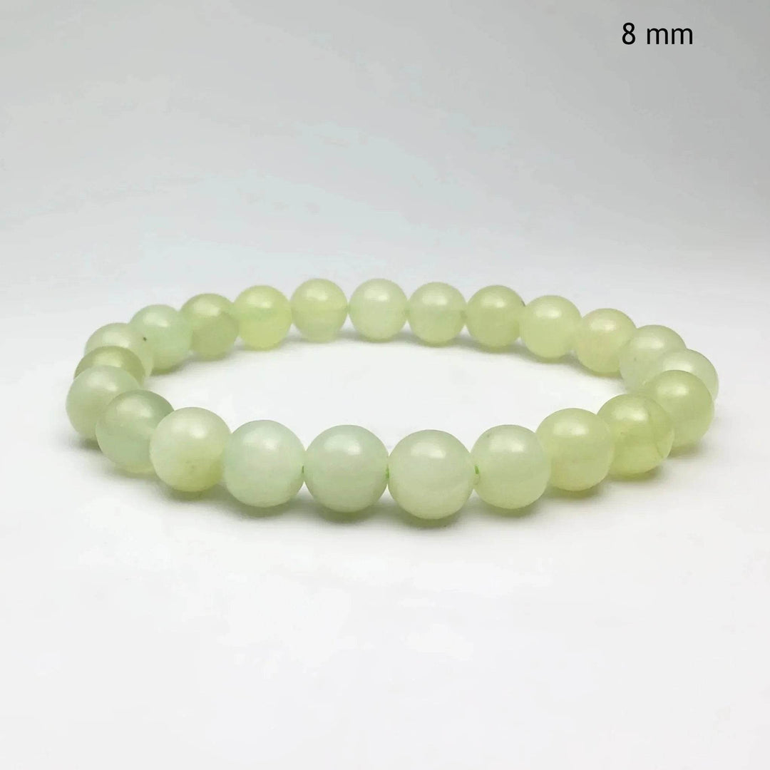 New Jade Beaded Bracelet - Rocks and Gems Canada