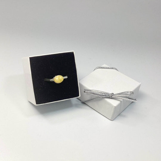 Butterscotch Amber Ring - Rocks and Gems Canada