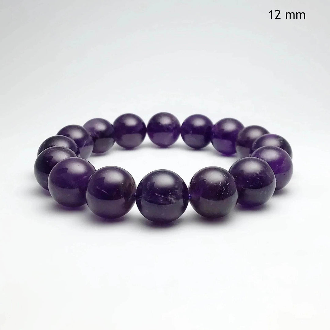 Amethyst Beaded Bracelet - Rocks and Gems Canada