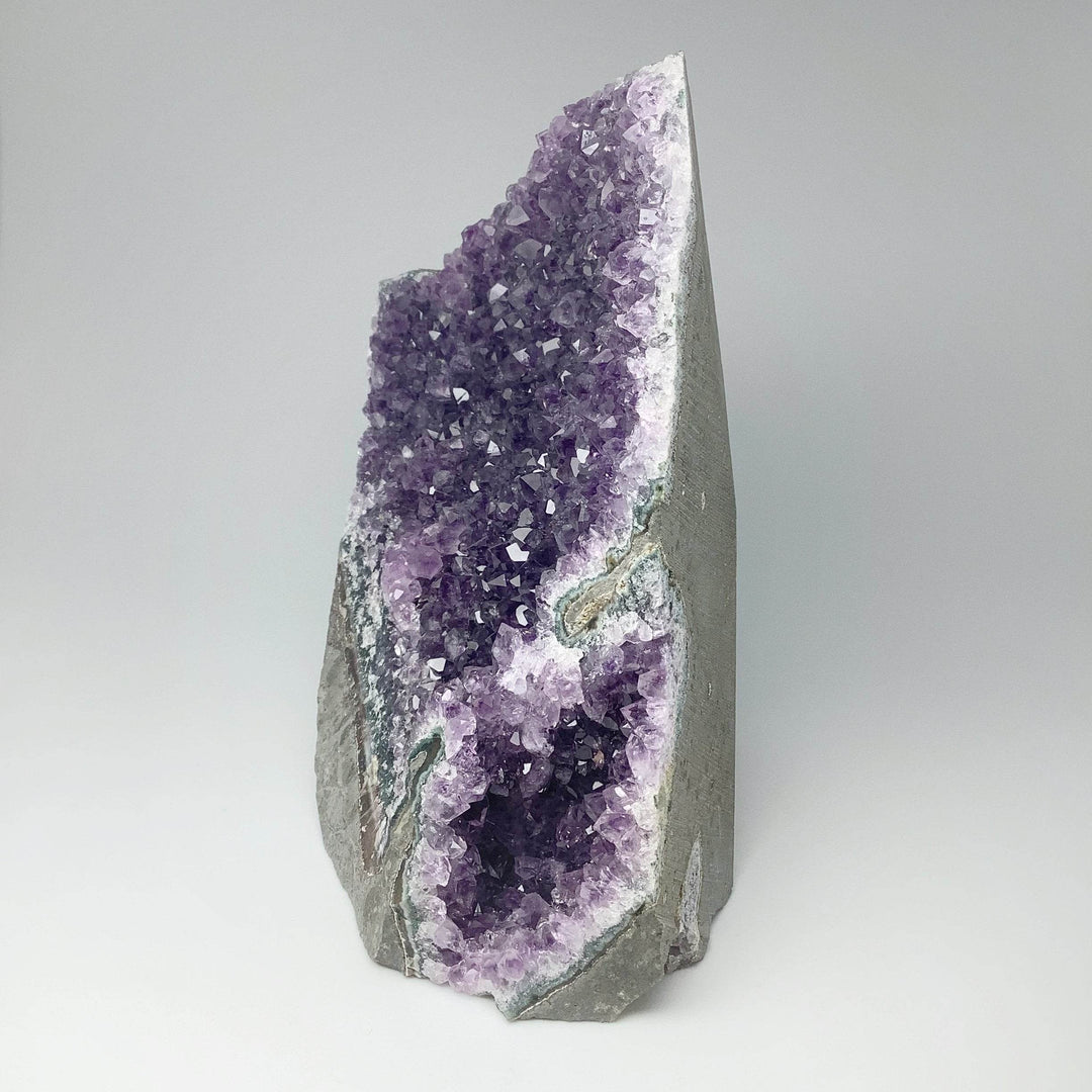 Amethyst Druze Cluster Stand Up - Rocks and Gems Canada