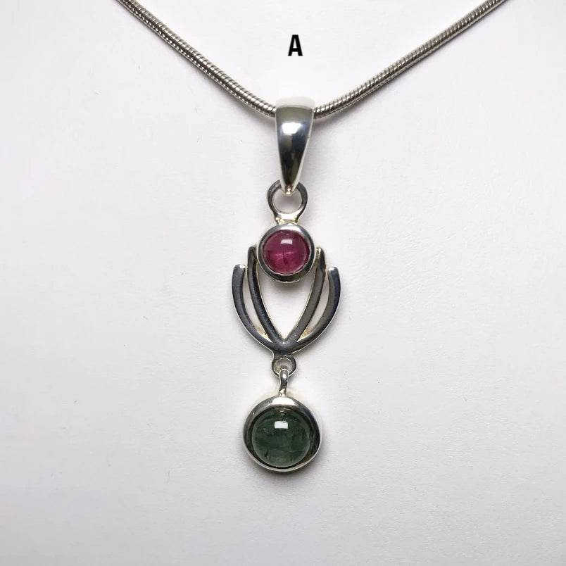 Mixed Tourmaline Pendant - Rocks and Gems Canada