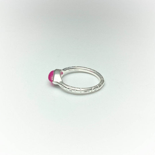 Pink Jade Ring - Rocks and Gems Canada