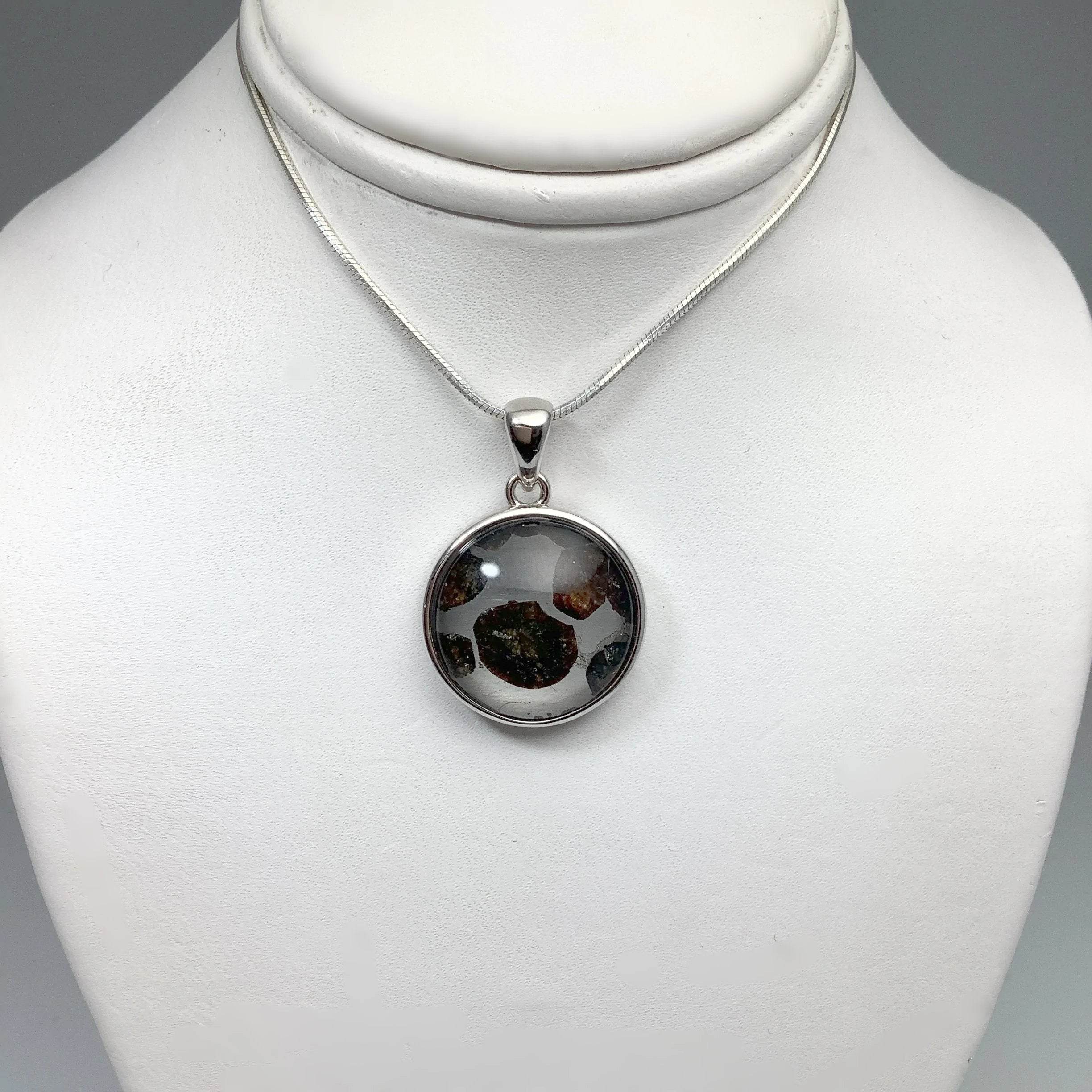 Sericho Meteorite Round Pendant - Rocks and Gems Canada