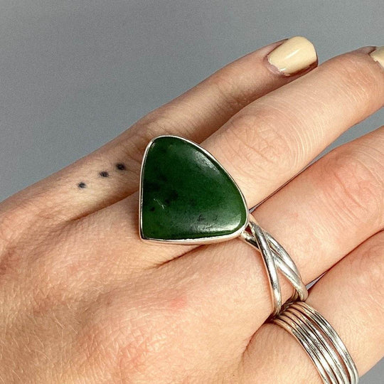 Canadian Jade Ring - Rocks and Gems Canada